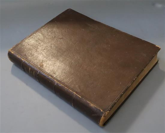 Géographique de LArmée, Tables De Logarithmes, 1 vol, brown leather, Imprimerie Nationale, Paris 1891